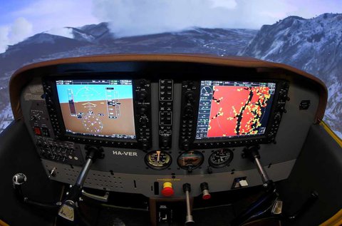 Cessna 172 repülőgép szimulátorozás