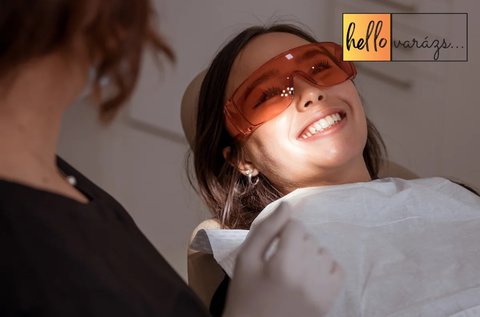 LED lámpás peroxidmentes fogfehérítés