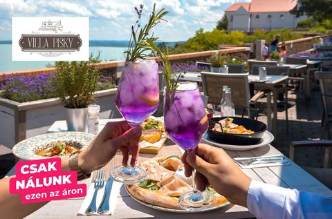 Pizzás élmény a Balaton partján 2 fő részére