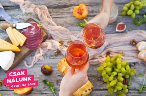 Balatoni páros borkóstoló bőséges gourmet tállal