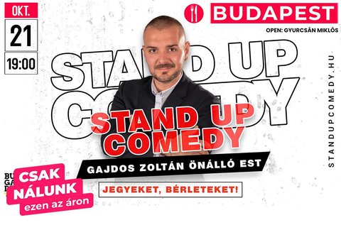 Belépőjegy Gajdos Zoltán önálló estjére