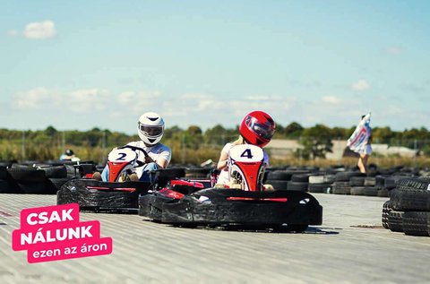 Gokart élmény 2 fő részére Keszthelyen