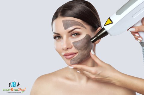 Carbon peeling lézeres kezelés aknés bőrre
