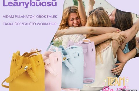 Mini táska összeállító workshop lánybúcsúra