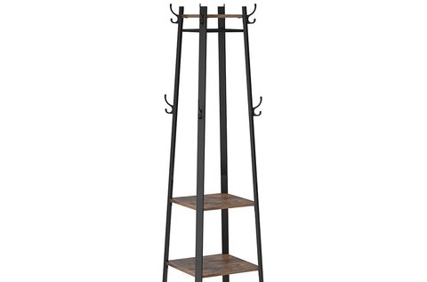 Álló fogas polcokkal, 8 akasztóval