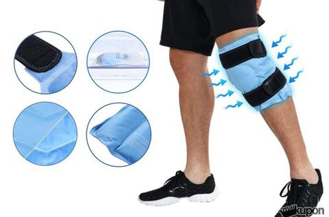 2 db hűtő-fűtő jégzselé párna tépőzárral