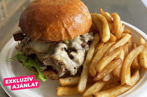 Retró hamburger menü 2 fő részére