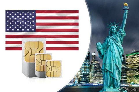 USA SIM kártya korlátlan hívással és SMS-sel