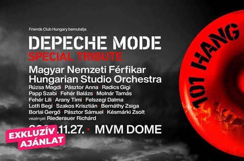 Depeche Mode special tribute az MVM Dome-ban