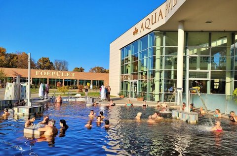 Élményteli csobbanás Gyulán fürdőbelépővel