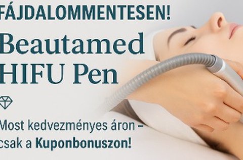 Beautamed HIFU PEN arcfiatalító kezelés