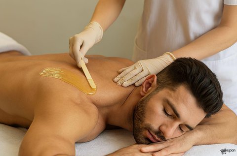 Mellkas, hát és hónalj gyantázás