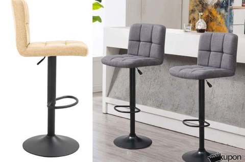 Elegáns szövet borítású bárszék szett