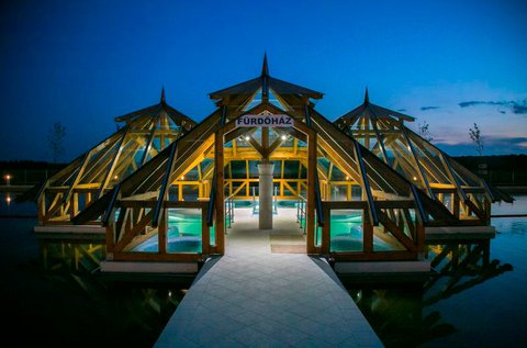 Tóparti pihenés Demjénben