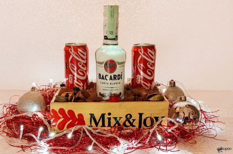 Prémium Bacardi Rum Carta Blanca ajándékcsomag