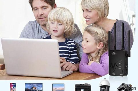 Kompakt WiFi jelerősítő egyszerű telepítéssel