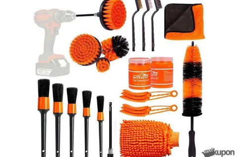 20 részes autótisztító és ápoló készlet