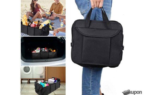 Praktikus többrekeszes tároló csomagtartóba