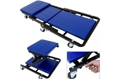 Gurulós aláfekvő és szerelő szék