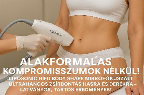 Liposonic HIFU Body Shape zsírbontás