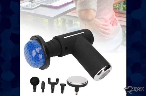 Mini masszázspisztoly 6 sebességfokozattal