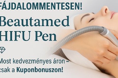 Beautamed HIFU PEN arcfiatalító kezelés