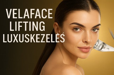 Fiatalos, arcbőr Velaface luxus lifting kezeléssel