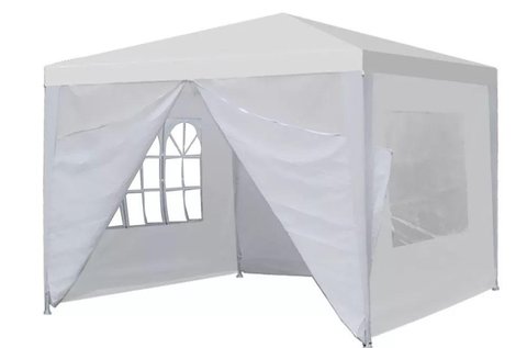 3x3 m-es fehér party sátor több méretben