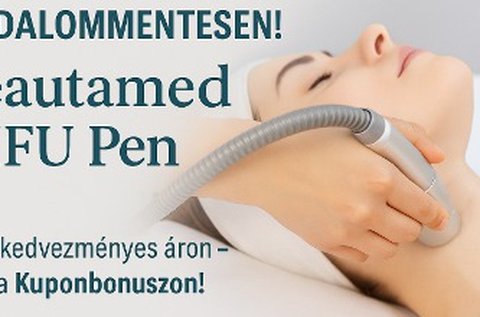 Beautamed HIFU PEN fiatalító kezelés teljes arcon