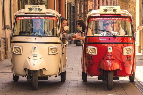 TukTuk túra Budapesten + 1 óra dunai sétahajózás