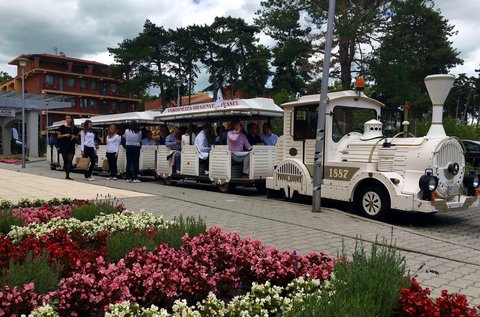 45 perces, hangulatos kisvonatos utazás Siófokon