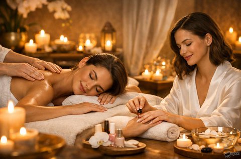 Colors Spa megújuló ritual masszázzsal, manikűrrel