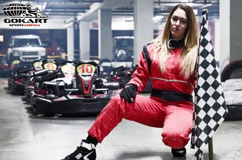 3x8 perces gokart futam a Sportaréna parkolóban