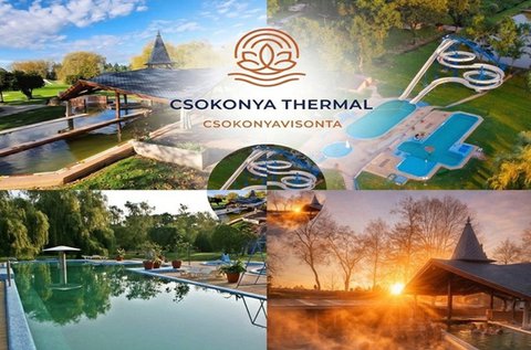 4 db teljes árú belépő a Csokonya Thermalba