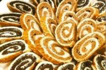 4 db 0,5 kg-os kézműves bejgli gesztenyés, diós-zserbós, mákos-aszaltszilvás és diós-narancsos töltelékkel