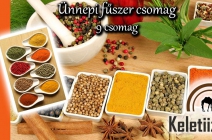Ismerd meg a keleti fűszerek egyedi aromáját! Ünnepi keleti fűszercsomag 9 féle különböző fűszerrel