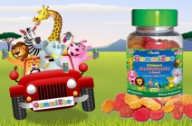 60 db-os GummiZoo Gumi Multivitamin étrend-kiegészítő gyermekeknek