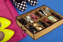 Ágy alá rejthető cipőtároló doboz 12 pár lábbelinek