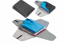 Ingtartó utazáshoz fekete színben a rendezett és ráncmentes ingekért