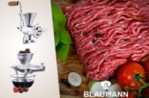 Minőségi Blaumann húsdaráló, mák- és diódaráló, gyümölcs és búzacsíra daráló és zöldség passzírozó féláron