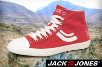Légy stílusos! Jack & Jones férfi vászon cipő 4 színben, több méretben (fekete, fehér, szürke, piros)