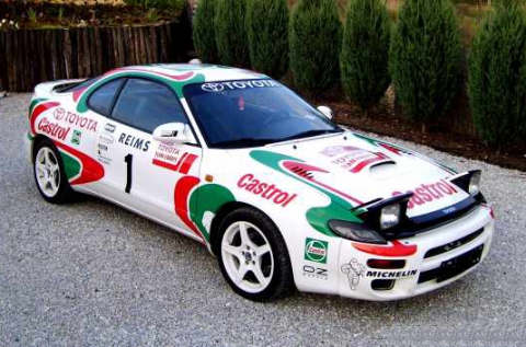 10 kör élményvezetés egy Toyota Celica rallyautóval