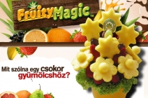 Egészséges, egyedi, hűsítő újdonság! Fruity Magic gyümölcs-csokor 6.500 Ft helyett 4.550 Ft-ért (fogyasztásra kész, mosott, vágott gyümölcsökből)