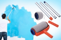 Görgős, festéktartályos festő készlet