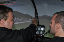 1 órás helikopter szimulátor vezetés akár 3 fő részére egy Robinson 44-es géppel