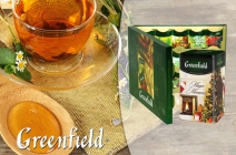 150 g-os Greenfield csokoládés-epres vagy almás-marcipános szálas tea fém díszdobozban vagy 120 filteres Greenfield teaválogatás 30 féle ízesítéssel