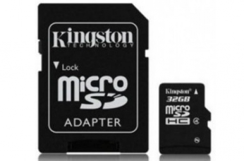 32 GB-os Kingston micro SDHC kártya