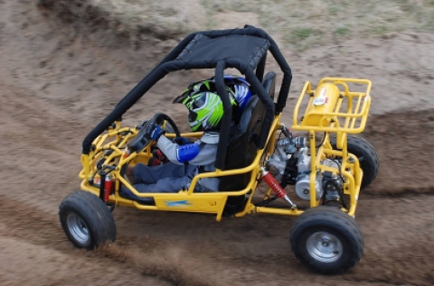 Családi quadozás Örkényben