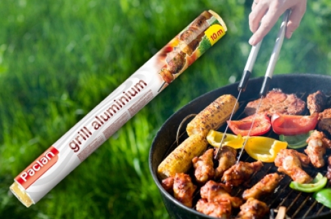 10 m x 45 cm-es extra erős alumínium grill fólia