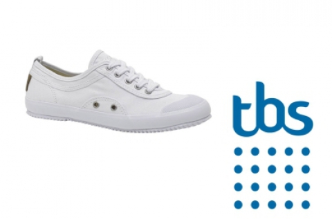 TBS női utcai cipő fehér színben